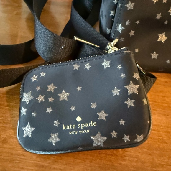 Kate Spade Men's Black Star Belt Bag - Picture 3 of 5